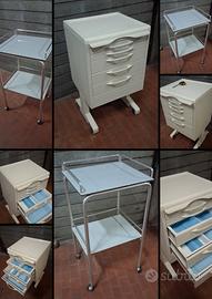 carrello cassettiera medico dentistico 