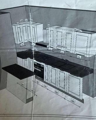 Cucina completa usata in perfetto stato