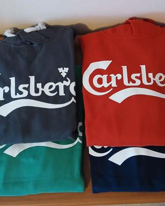 4 felpe con cappuccio Carlsberg