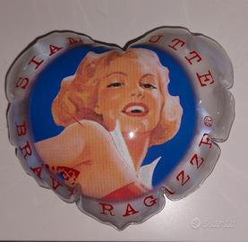 Marylin Gadget Cuore Gonfiabile Anni 80. Nuovo.