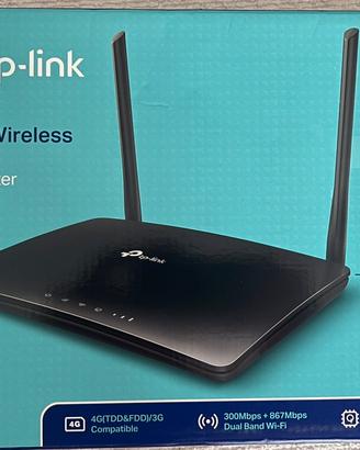 Router 4G LTE TP-Link MR400 AC1200 come nuovo.