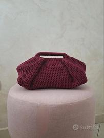 borsa clutch uncinetto 
