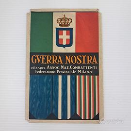 Serie completa di 12 cartoline Guerra Nostra 1928