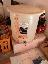 Bidone 100 litri con rubinetto 