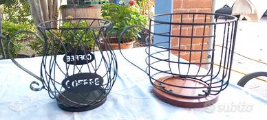 contenitori barattoli per cialde caffè e varie