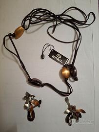 Collana vintage Breil con orecchini