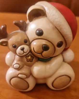 Orsetto Teddy Thun con renna e cappello di Natale