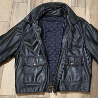 3 giacche in pelle nera