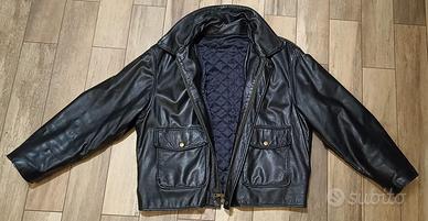 3 giacche in pelle nera