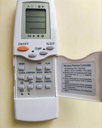 Telecomando carrier clima