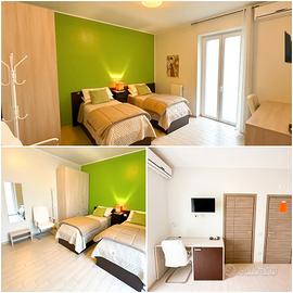 Camere climatizzate con bagno interno