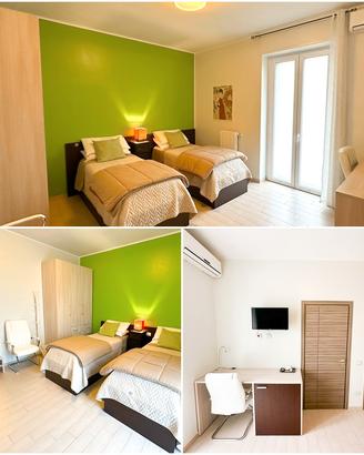 Camere climatizzate con bagno interno