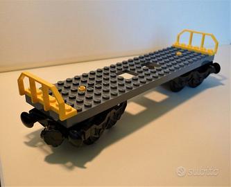 LEGO Train - Vagone Pianale con Sponde MOC - NUOVO