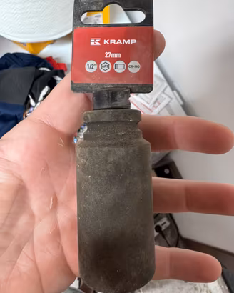 Bussola a impatto lunga Kramp 27 mm – Attacco 1/2