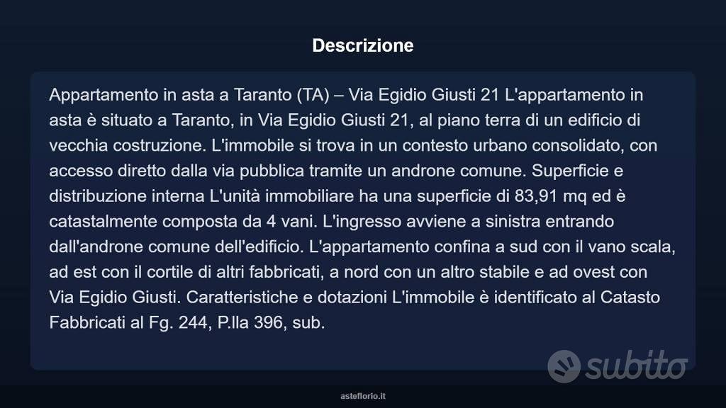 Appartamento – Taranto - Vista 3