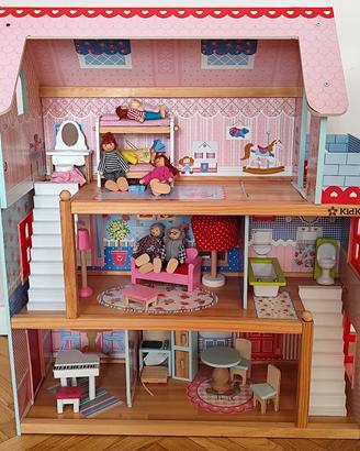 Casa delle bambole KidKraft 3 piani + bambole