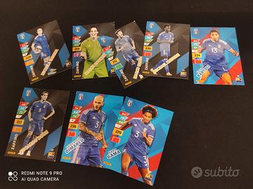 Carte calciatori adrenalyn 2024 azzurri, Esselunga