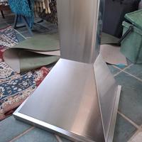 cappa aspirante in acciaio inox