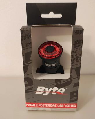 luce posteriore bici usb byte vortex led potente 