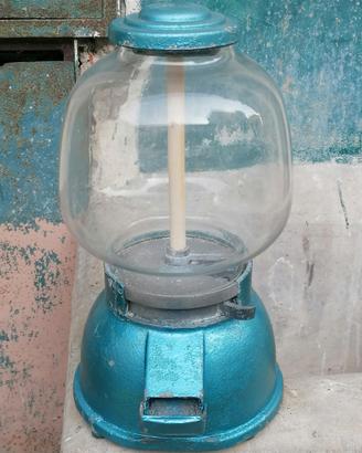 distributore caramelle noccioline vintage vetro