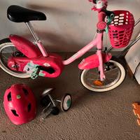 Bici bambina 14 fino a 4/5 anni
