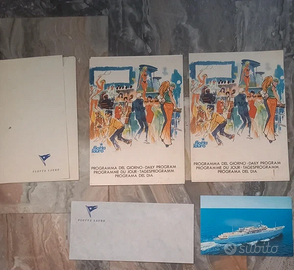Lotto Documenti Originali Flotta Lauro Anni 70