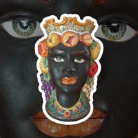 vaso testa di moro h(30 cm) 