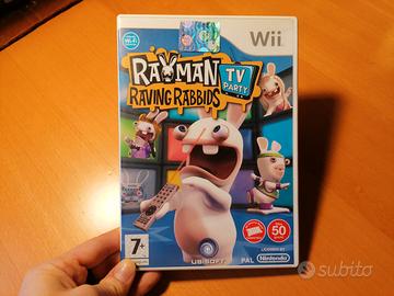 Gioco Wii "Rayman Raving Rabbids - tv party"