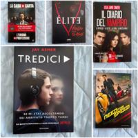 Vari libri tratti da film e serie tv