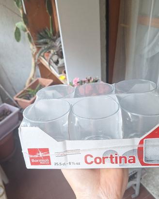 bicchieri bormioli nuovi 