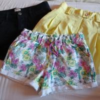 Pantaloncini per bambina/ragazza dai 9 ai 13 anni