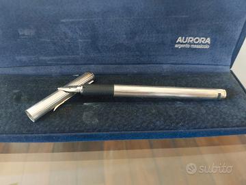 Penna stilografica aurora argento 925 Hastil
