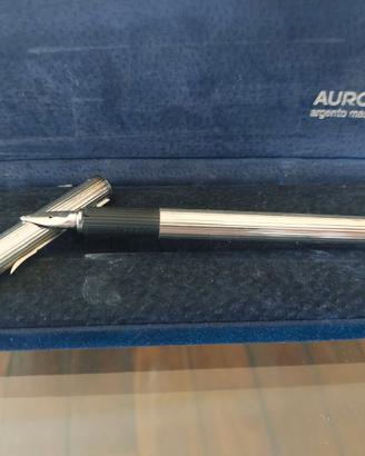 Penna stilografica aurora argento 925 Hastil