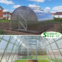 Serra tunnel 3x4 orto piante acciaio rinforzato