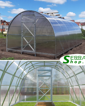 Serra tunnel 3x4 orto piante acciaio rinforzato