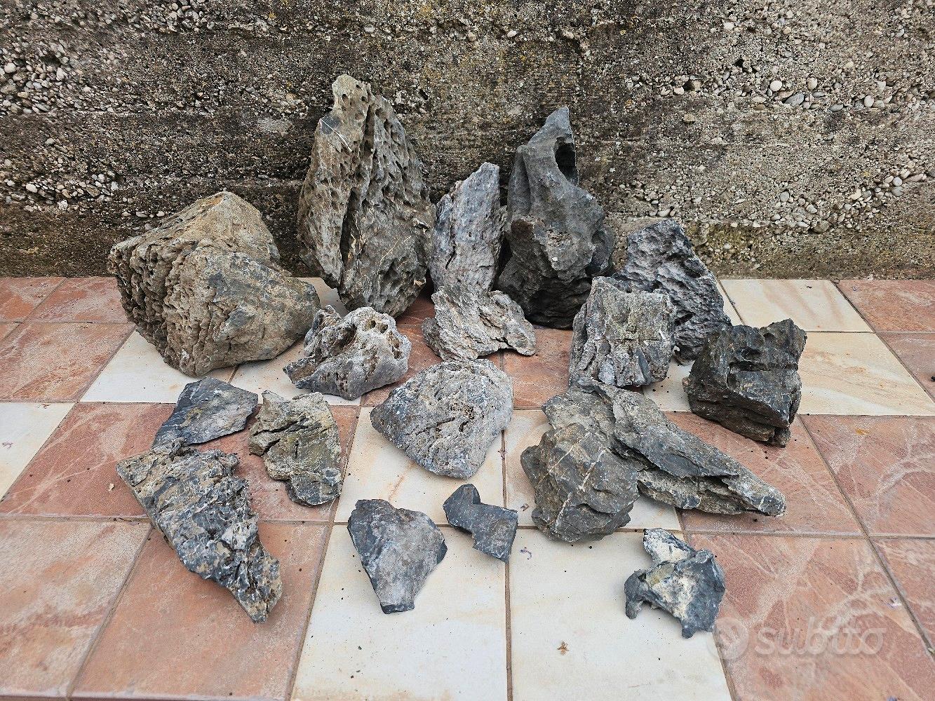 Rocce Vulcaniche Nere 25 Kg – Pezzatura 1-2 Cm, Ideali Per Aquari E Decorazioni Naturali