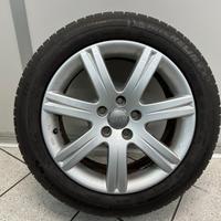 4 Cerchi originali Audi gomme invernali 225/50R17