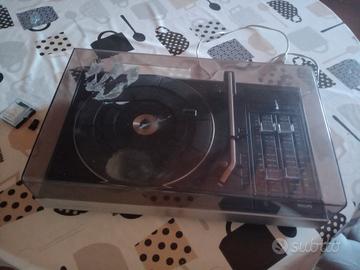 giradischi Philips anni 70 con casse 