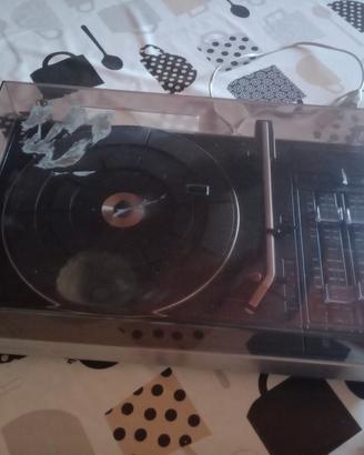 giradischi Philips anni 70 con casse 