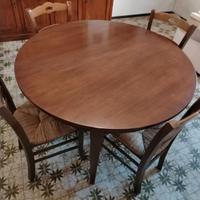 Tavolo rotondo legno allungabile
