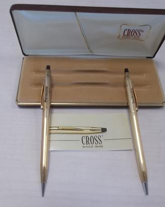 CROSS CONFEZIONE MATITA E PENNA A SFERA  "VINTAGE"