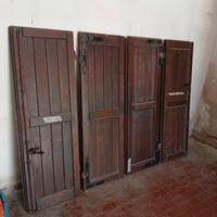 PORTELLONI+ ARCATA IN LEGNO 