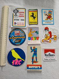 ADESIVI STICKERS PUBBLICITARI TEMI VARI ANNI 70/80