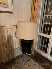 LAMPADA IN CERAMICA NERA