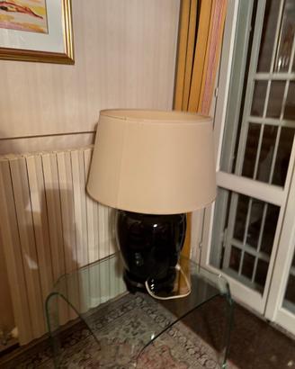 LAMPADA IN CERAMICA NERA