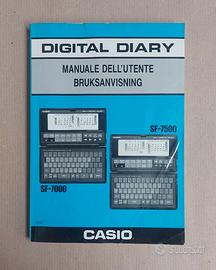 Manuale Casio Digital Diary SF-7000 SF-7500
