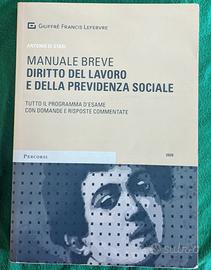 Manuale breve di diritto del lavoro- Di Stasi