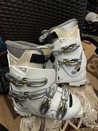 scarponi sci donna / bambina bianchi dolomite