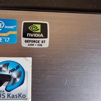 Asus K75VJ 17.3" per ricambi 17 pollici