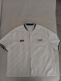 Camicia Bershka maniche corte taglia L bianca